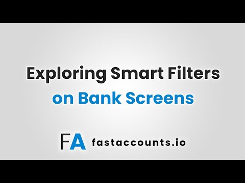 Exploring Smart Filters on Bank Screens