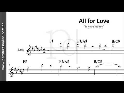 All for love - Michael Bolton
