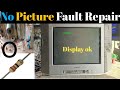 Sony Crt Tv No Picture Fault Repair