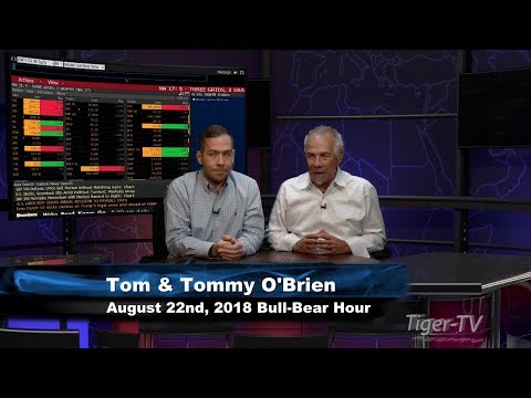 August 22nd Bull-Bear Nadex Option Hour on TFNN - 2018