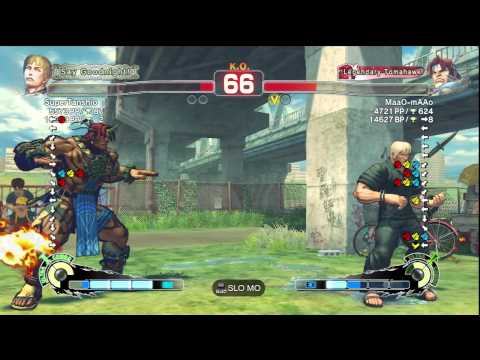 SSF4 AE Ver. 2012: SuperTanshio [Cody] vs. MaaO-mAAo [T. Hawk] - PSN Ranked Match