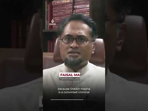 Sheikh Hasina says she will return to Bangladesh in December | #AJ shorts