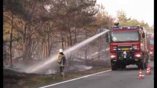 preview picture of video 'Grote bosbrand A28 't Harde'