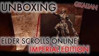 Unboxing Elder Scrolls Online Imperial Edition - Распаковка Имперского издания