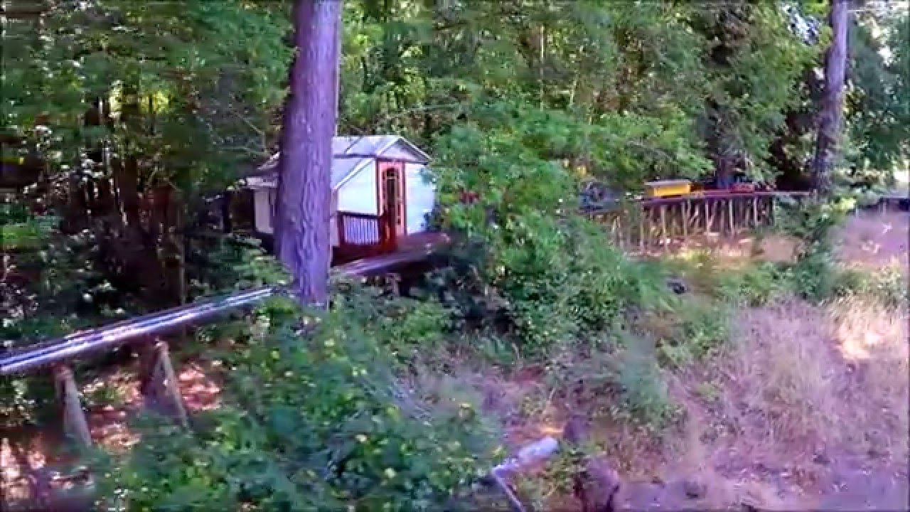 World Record Longest Backyard Railroad Trestle