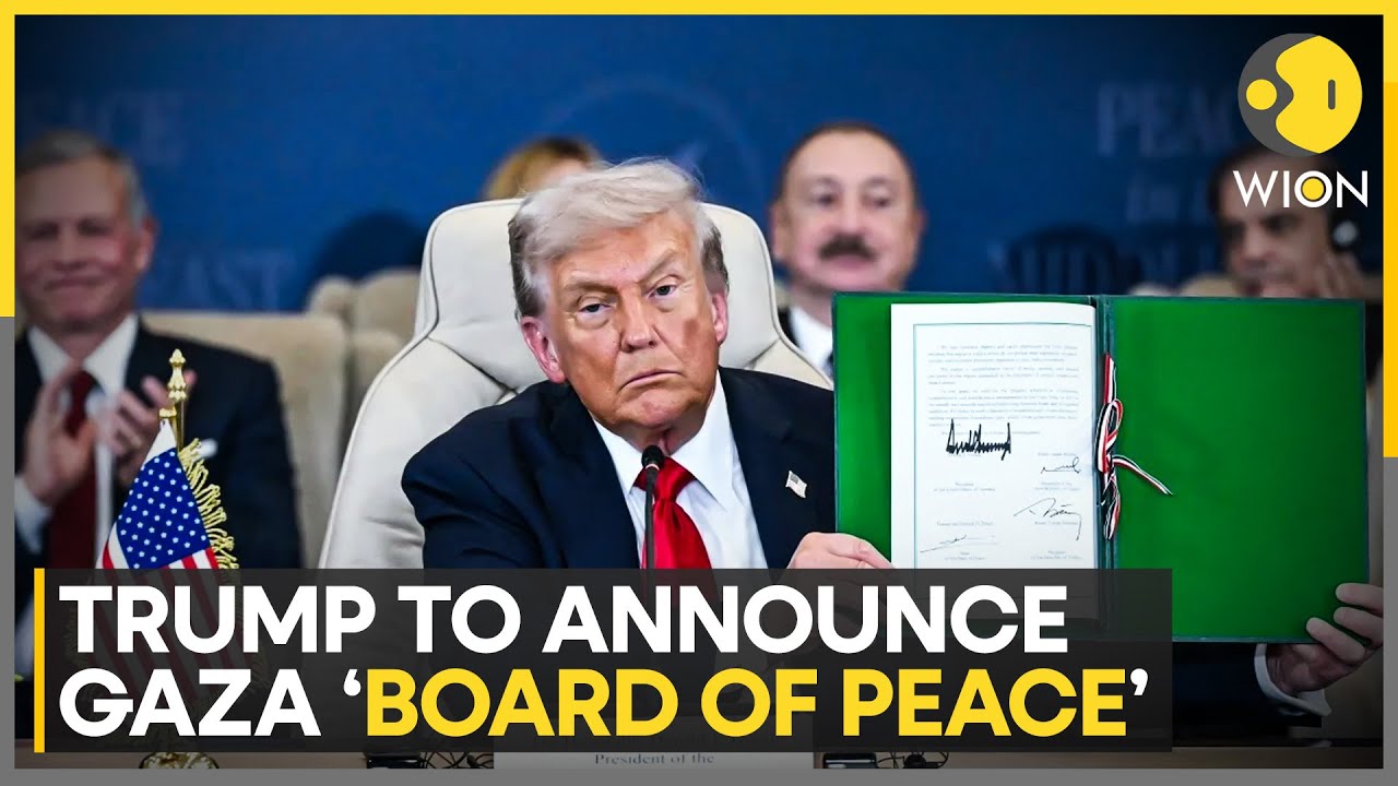 Israel-Gaza War: Trump to Announce Gaza ‘Board of Peace’ | WION