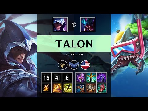 Talon Jungle vs Rek'Sai - NA Diamond Patch 25.16