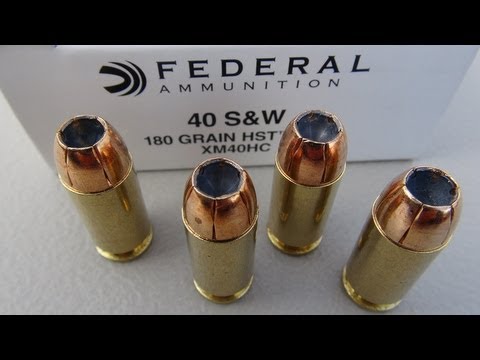 10MM vs .40S\u0026W!....How Close Are They? Federal Premium HST Ammo Test!