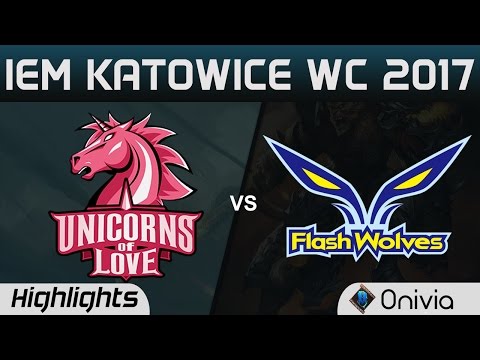 UOL vs FW Highlights Game 2 IEM Katowice 2017 WC Unicorns of Love vs Flash Wolves
