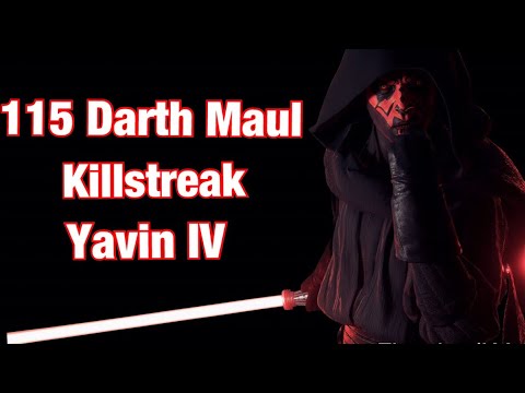 115 Darth Maul Killstreak (Yavin IV) Star Wars Battlefront 2