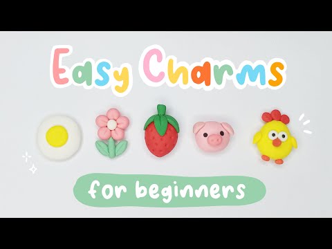 Easy Charms for Beginners | Air Dry Clay Tutorial