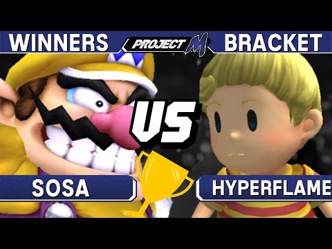 Project M - Sosa (Wario) vs HyperFlame (Lucas) - Philly Championships 01 Winners