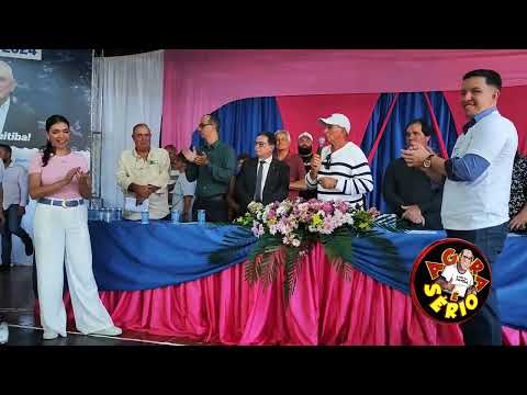 CONVENÇÃO DA PRÉ CANDIDATA A PREFEITA EVELIN NA DISK - JÚ COM A PALAVRA O PREFEITO AYRES SCORSATTO.