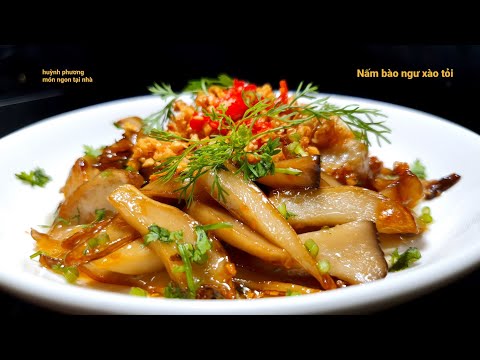 Nấm xào tỏi