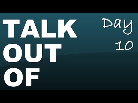 句動詞: talk out of of - Day 10 with JenniferESL (Phrasal verb: talk out of - Day 10 with JenniferESL)