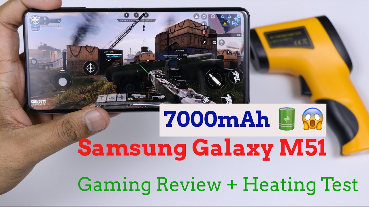 Samsung Galaxy M51- Gaming Review + Heating Test | Nord Killer