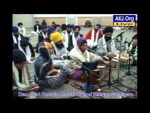 005 Toronto Dec. 2014 Smaagam - Sunday Morning Keertan - B. Harinder Kaur Jee