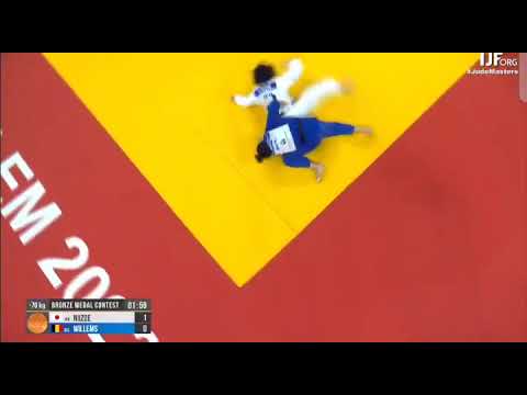 [Judo] NIIZOE Saki (JPN) vs WILLEMS Gabriella (BEL) Final bronze 70kg Jerusalem Master 2022