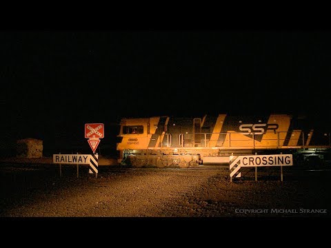 7742V Southern Shorthaul Railroad (SSR) Grain Train - PoathTV Australian Railways