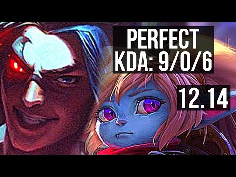 KAYN vs POPPY (JNG) | 9/0/6, Legendary, 1.1M mastery, 500+ games | EUW Master | 12.14