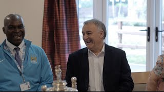 Manchester Football Legends, Lou Macari & Alex Williams MBE, Support EachStep Blackley Dementia Cafe