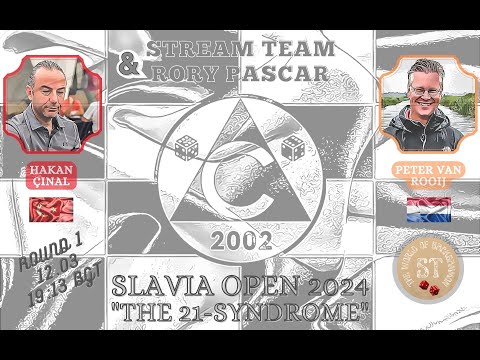 Slavia Open 2024 - Round 1 - Hakan Çınal  TUR) vs Peter van Rooij (NED)