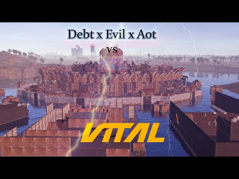 The Most HATED Rust Team  on Vital ( NTL ) , Huge Rust Raid On  Modded Scene