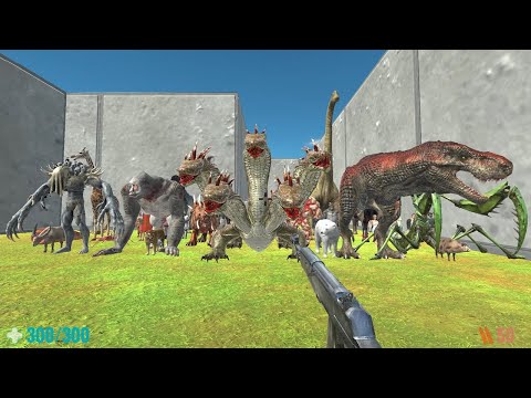 Escape from All Units in Maze. Animal Revolt Battle Simulator