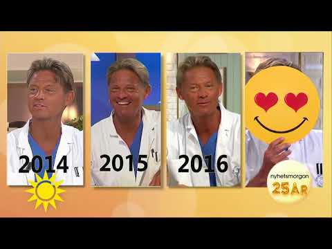 Nyhetsmorgon 25 år - här är doktor Mikaels rekordbränna - Nyhetsmorgon (TV4)