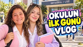 OKULUN İLK GÜNÜ / Okula Dönüş Vlog 