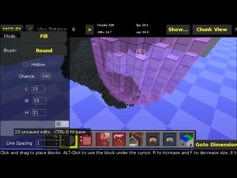 Minecraft Terrain Creation Tutorial- Custom Caves