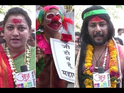 गोंधळी, आराधी, पोतराज अन विदूषक मनपासमोर कॉंग्रेसचा गोंधळ!