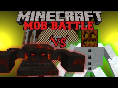Sun Boss Vs. Mutant Snow Golem - Minecraft Mob Battles - Sun's Sun Mod