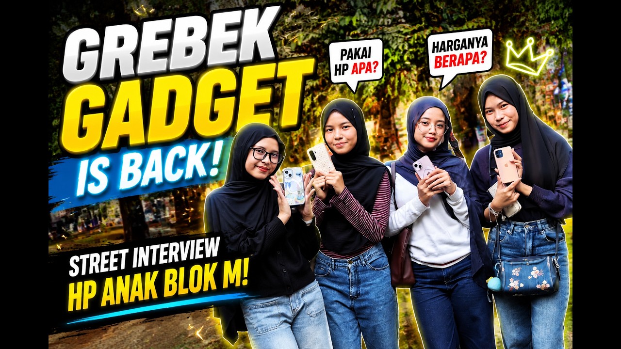 Berapa Harga Gadget Lo? HP Anak Gaul Blok M Ternyata Mahal! #GrebekGadget 146