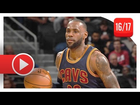 LeBron James Triple-Double Highlights vs Pistons (2017.03.09) - 29 Pts, 13 Reb, 10 Ast, DUNKFEST