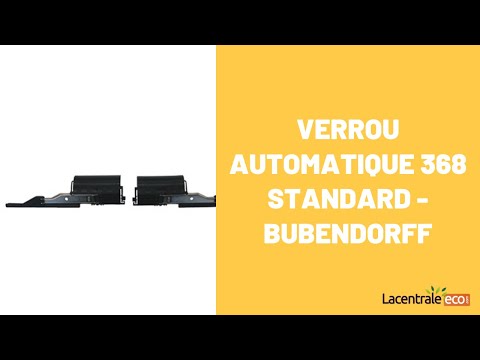 Verrou automatique 368 standard - Bubendorff
