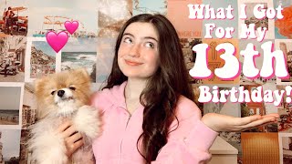 What I got for my 13th birthday!! | BIRTHDAY HAUL 2019