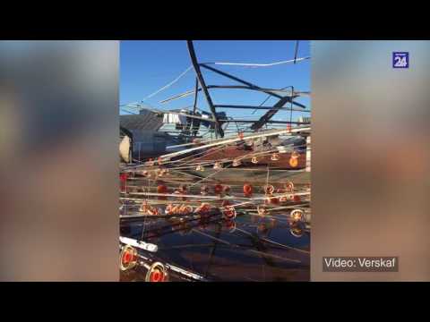 Stormskade naby Delmas