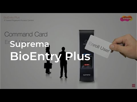 Suprema Bio Entry Plus Fingerprint Attendance And Door Access Control Machine