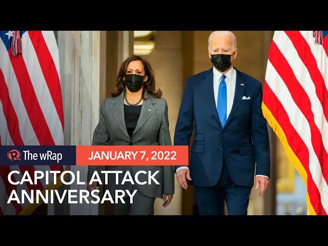 Biden, Harris urge Americans to protect democracy on Capitol attack anniversary