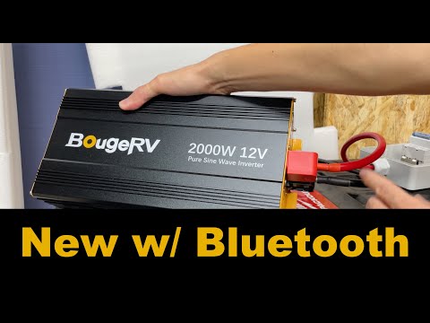 BougeRV 2000W 12V Pure Sine Wave Inverter with Bluetooth | BV122000
