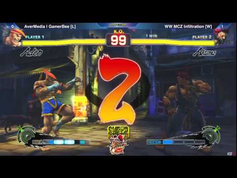 SSF4 GamerBee vs WW MCZ Infiltration   Grand Finals   SF 25th