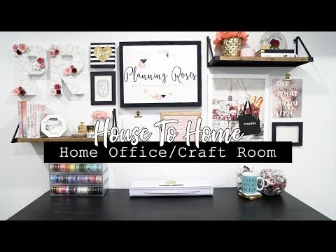 Home Office/Craft Room Makeover! || HOUSE TO HOME SERIES!