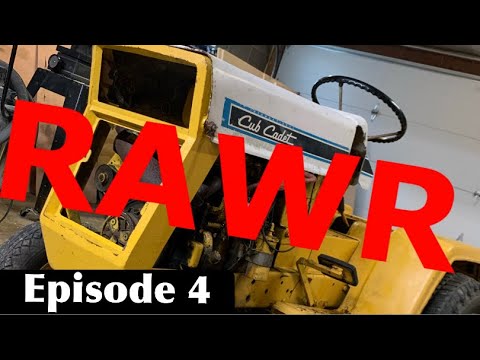 Vintage cub cadet 126 drives for the first time in 15 years(DDG S2E4)