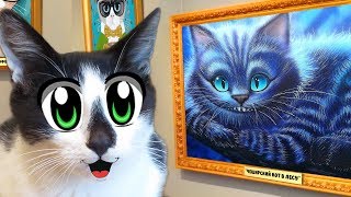СМЕШНОЙ КОТ МАЛЫШ и КОШЕЧКА МУРКА 24 ЧАСА В МУЗЕЕ! ГОВОРИ ДА КОТИКАМ! РИСУНКИ от ДЕТЕЙ для КОТЯТ