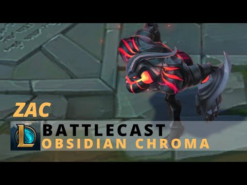 Battlecast Zac Obsidian Chroma - League Of Legends