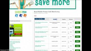 Boost Mobile Promo Code 2013