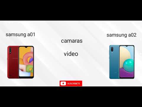 Samsung a01 vs Samsung a02 | frente a frente |