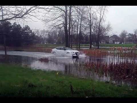 South Ajax Washed Out Roads due to Heavy Rain