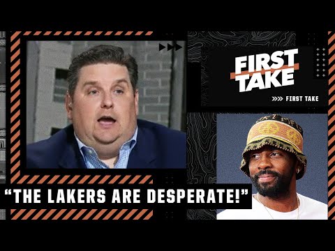'The Lakers are desperate!' - Brian Windhorst on Kyrie Irving \u0026 KD BOTH going to L.A. | First Take